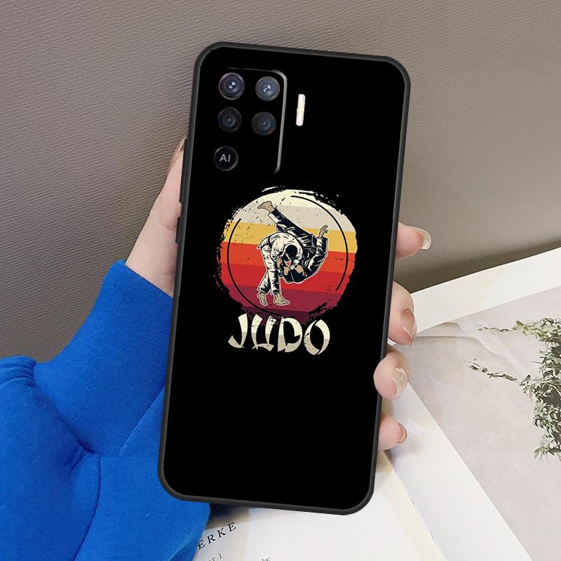 Японское боевое искусство Дзюдо Чехол Для Oppo A77 A57 A17 A60 A80 A40 A74 A54 A94 A78 A98 A18 A38 A58 A96 A76 A16 A15 A5 Pro