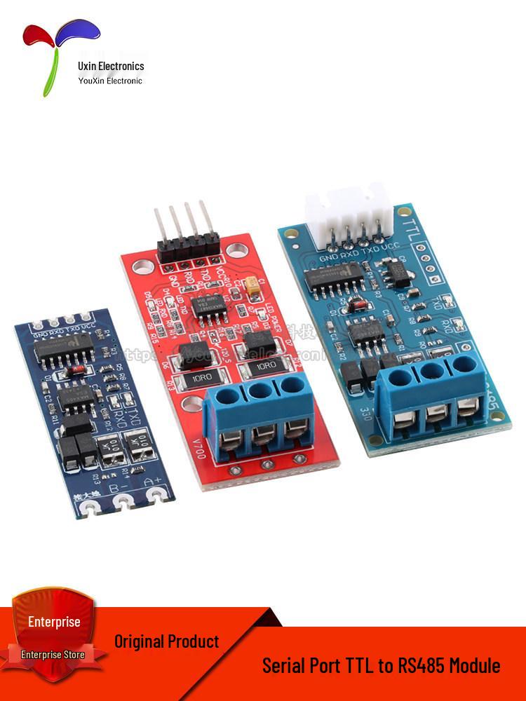 MCU TTL to RS485 Converter: Serial Port UART Level Adapter with Auto Flow Control
