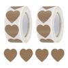 500/1000Pcs Heart Shaped Sticker 1Inch Self-Adhesive Love Label Heart Decorations Stickers for Envelope Valentine Day Wedding