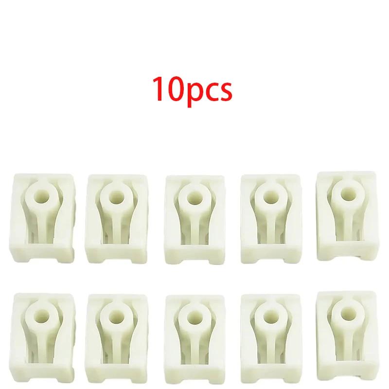 10Pcs Car Fender Clips Front And Rear Fender Liner C-shaped Clip Plastic 07147311312 For BMW X1 X5 X6 Car Accessories