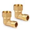Brass Bathtub Faucet Installation Elbow Adapter Set 6-point Inner Wire Becomes 4-point Outer Wire 2-piece Set