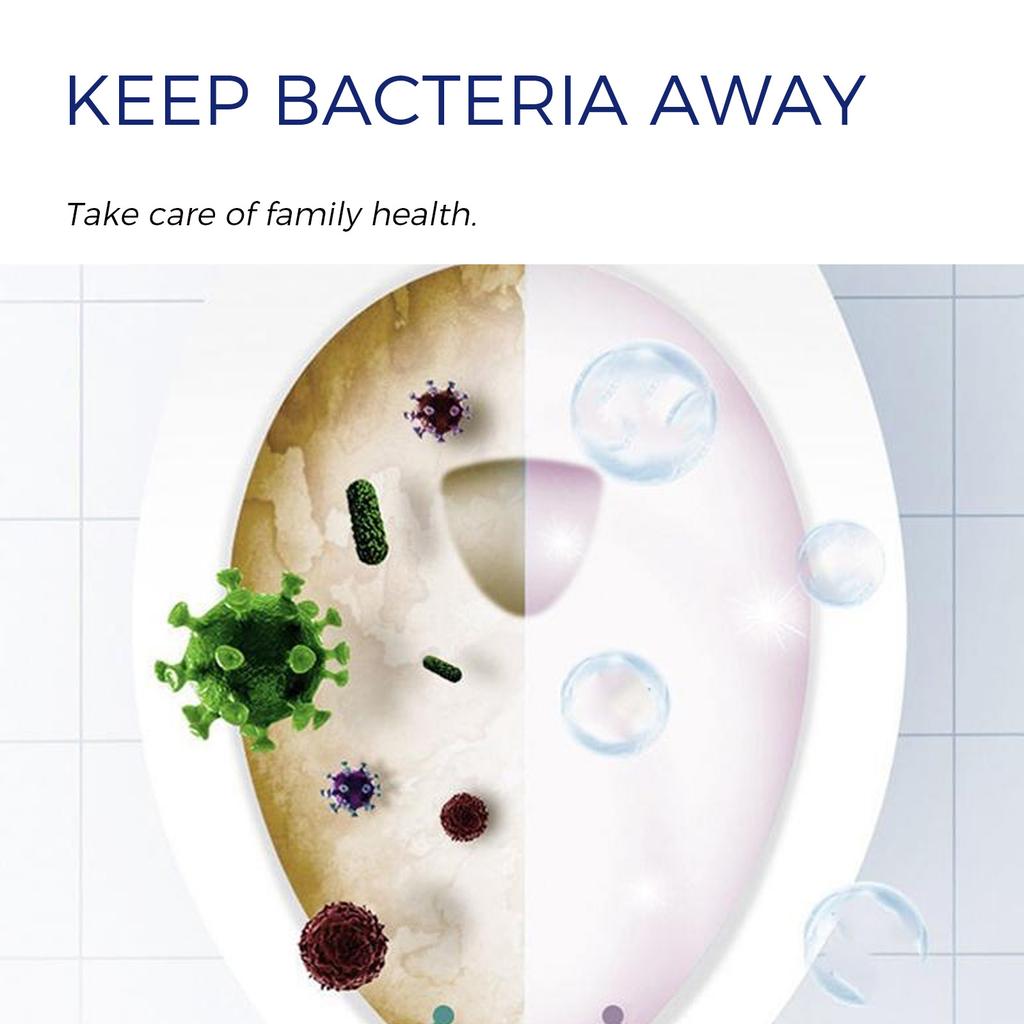 3Pcs Toilet Cleaner Drain Tank Rose Fragrance Freshener Deodorant Stain Remover House Bathroom Cleaner Products