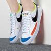 Nike Детские кроссовки Blazer Low 77 GS White Multi Black Signal-Blue DV1747-101