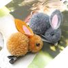 Cute Hair Ball Rabbit Hair Clip Children's Girl Animal Hairpins Korea Simple Hair Accessories Headwear Hairpin