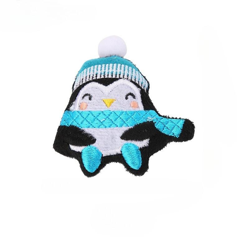 Набор интерактивных игрушек для кошек, плюшевые игрушки на рождественскую тематику: елка, снеговик, пингвин, для кошачьих игрушек и интерактивных игр, прочные, устойчивые к укусам, легко чистятся