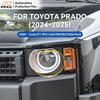 Для Toyota Prado LC250 2024 2025 Фары Зеркала Заднего Вида Стойки A B TPU Защитная Пленка от Царапин Готовая Вырезка PPF Невидимая