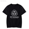 Футболка SCP Foundation Унисекс Летняя Хлопковая С Коротким Рукавом XXS4XL