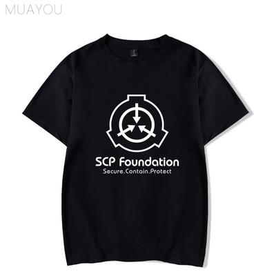 Футболка SCP Foundation Унисекс Летняя Хлопковая С Коротким Рукавом XXS4XL