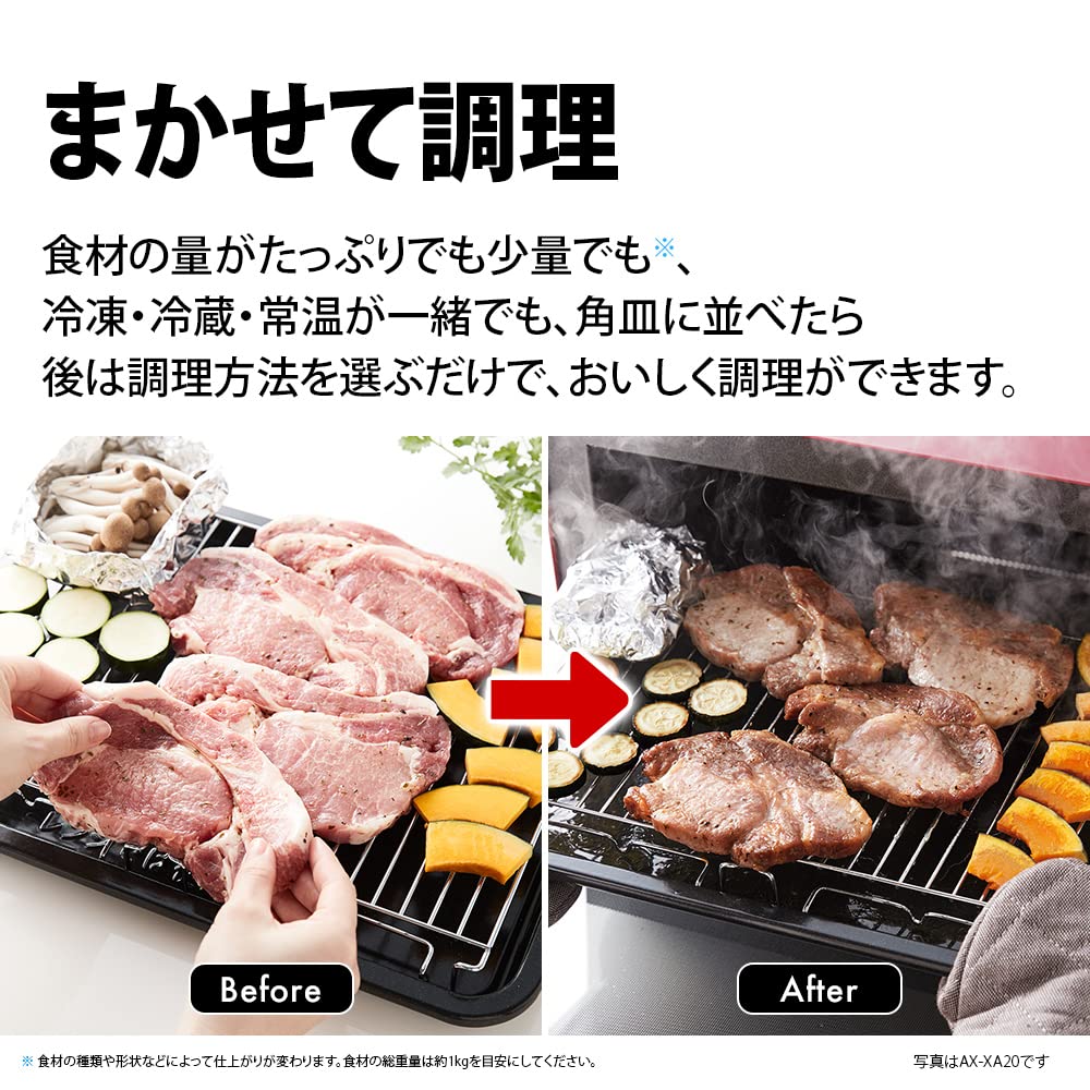 Духовка Sharp Water Oven Healsio Silver Light Metal 30L Cooking Wireless LAN Function AX-RA20-S 2-уровневая