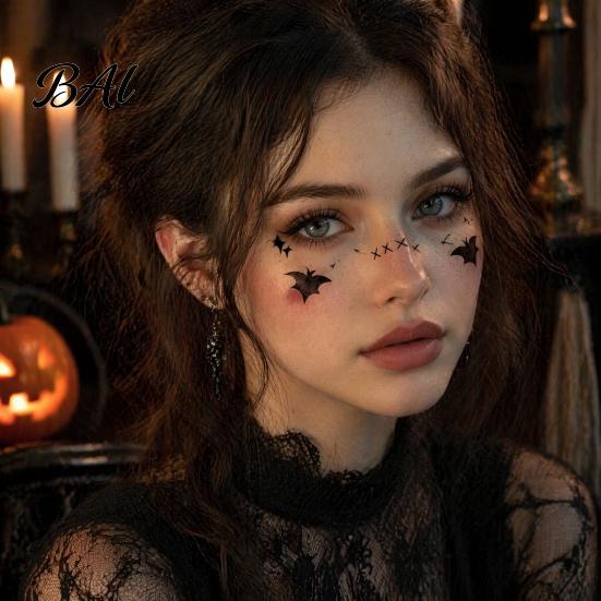 Temporary Tattoo for Adults Halloween Face Tattoos, Realistic Waterproof Water Transfer Stickers, Skin-friendly Sensitive Skin Friendly Tattoos