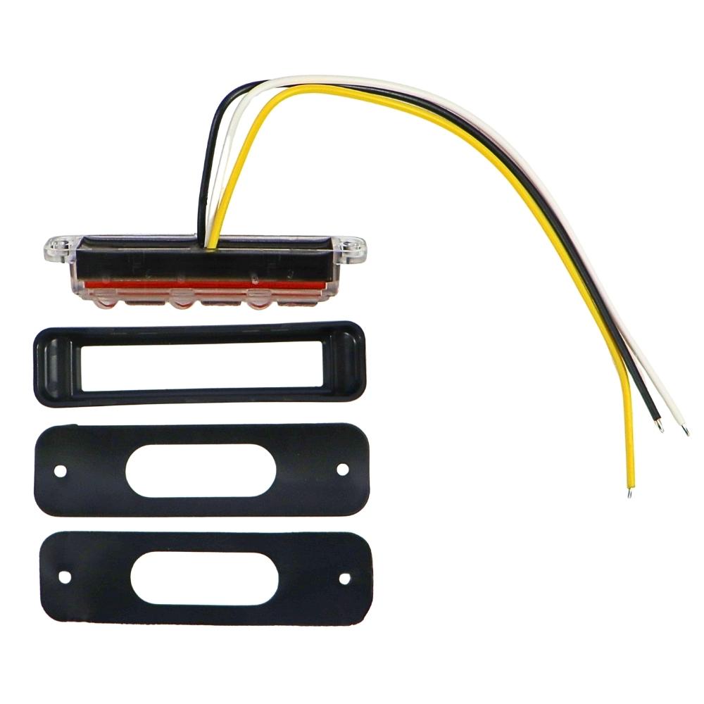 LED warning lamp 12-24V flashing IP6 2466 WAŚ