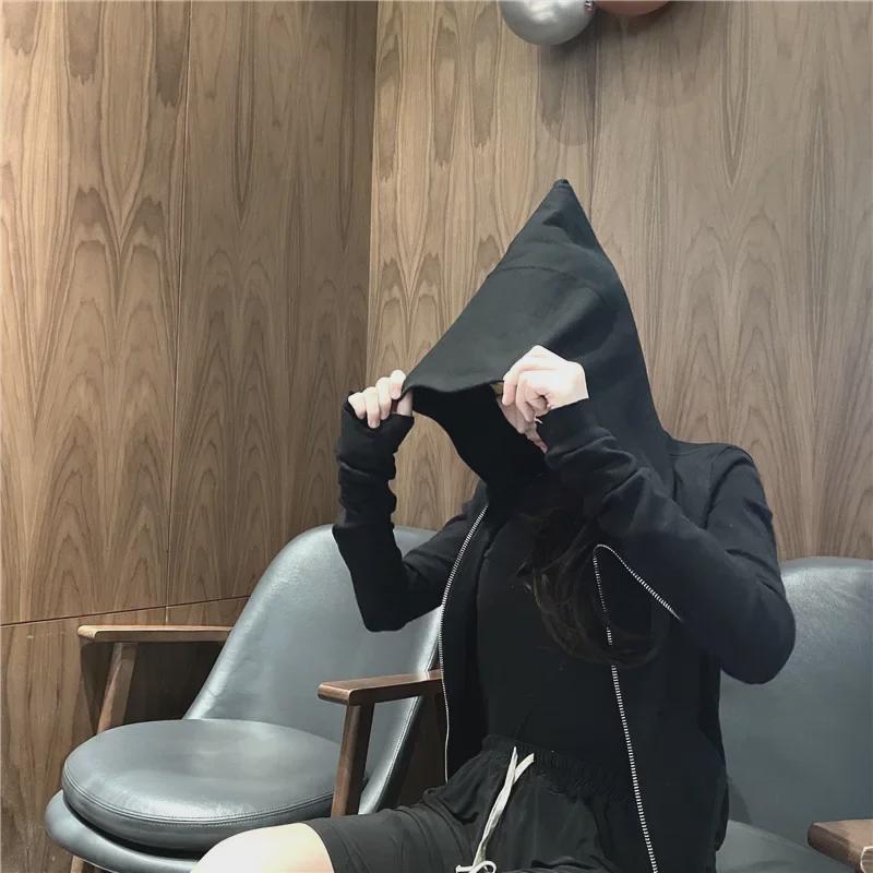 Мужской кардиган-плащ с капюшоном на весну и осень: Стиль Assassin's Creed