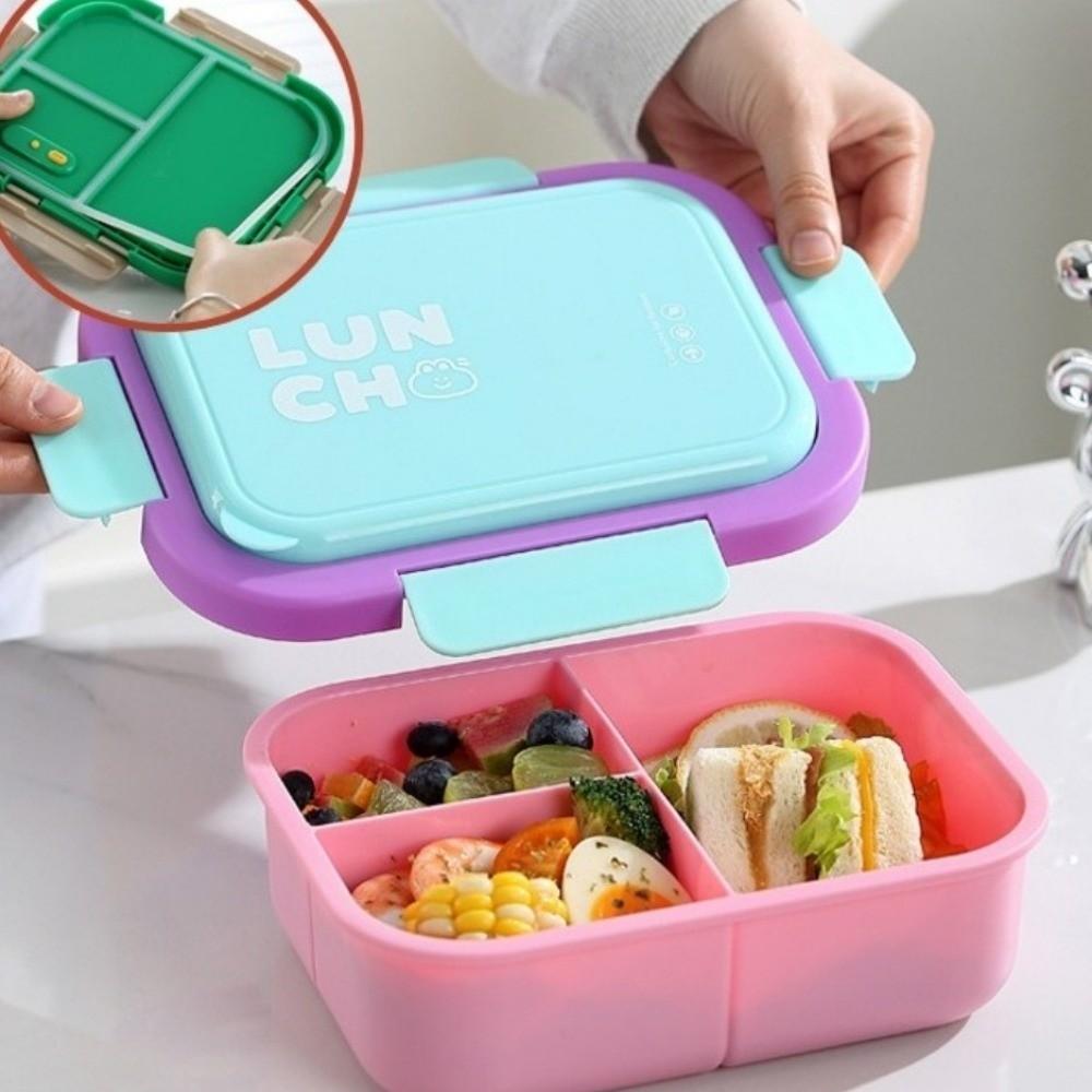 With Fork and Spoon Lunch Box Reusable Leakproof Food Storage Box High Capacity 1300 ml Insulated Lunch Container Box Worker