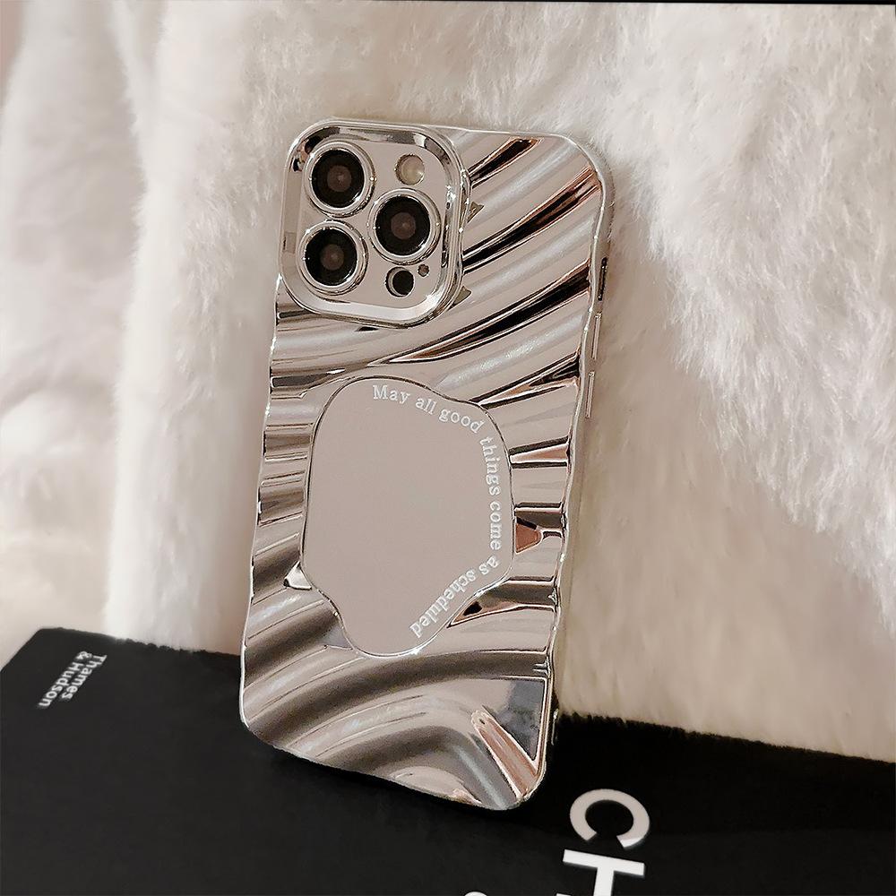 Irregular Water Ripples for IPhone17 for Apple Phone Case14promax Mirror11High-end Sense16 for Huawei