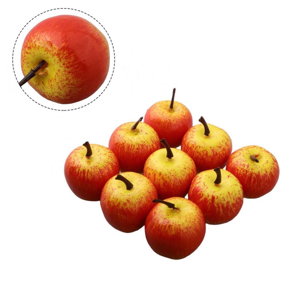 10 шт. Мини Симуляция Супер Маленькие Яблоки Пластик Домашний Декор
