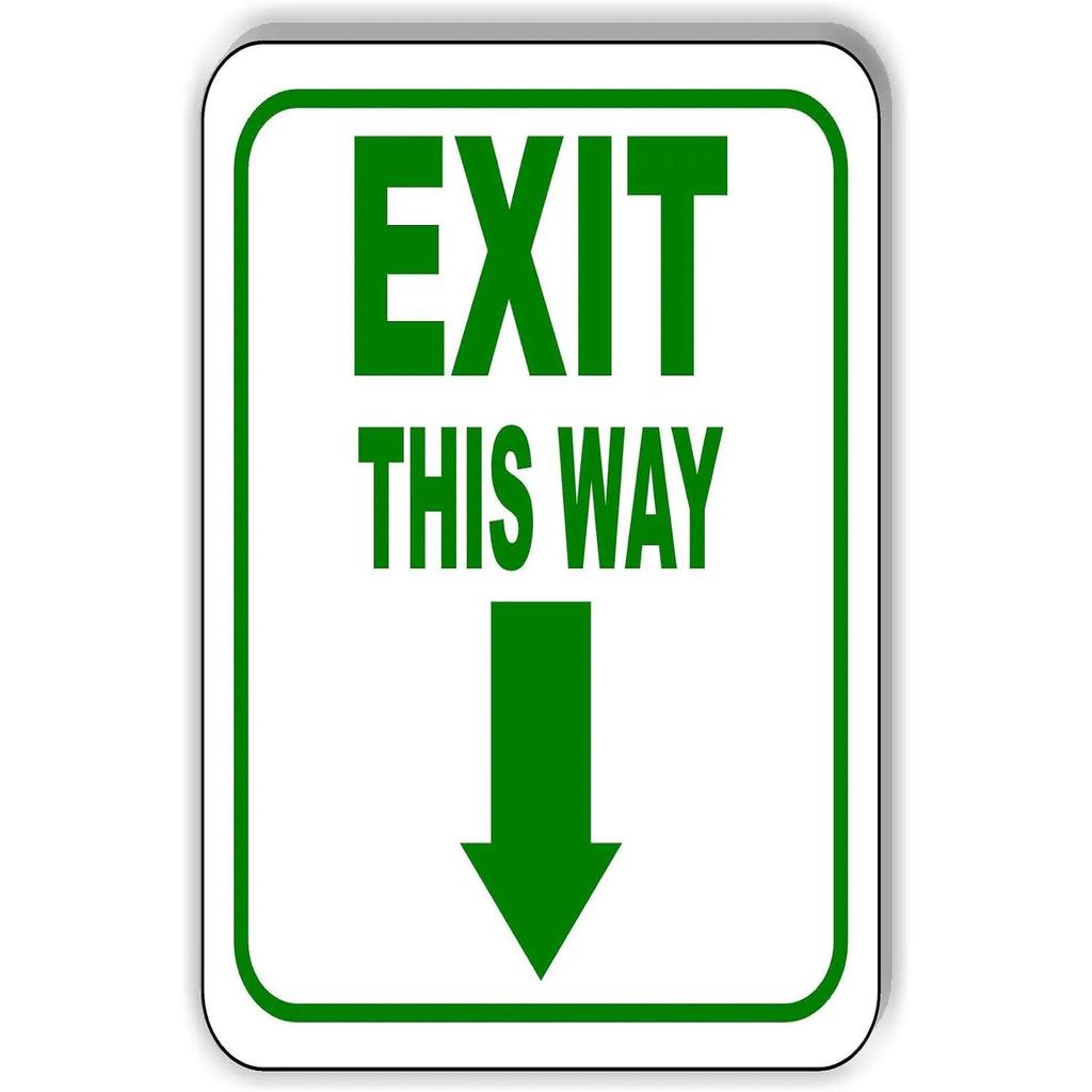 Винтаж Выход Вход Поворот Стрелка Металлические Оловянные Вывески Плакаты Пластины Настенный Декор для Баров Гараж Кафе Клубы Пабы Ретро Плакат Табличка