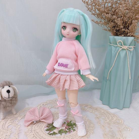 Кукла BJD, милая коллекционная, удобная на ощупь двумерная кукла BJD с изображением комиксов, игрушка для девочек, подарки на день рождения