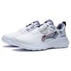 Li Ning Soft Element износостойкие дышащие низкие спортивно-повседневные кроссовки мужские белые AGLT007-1