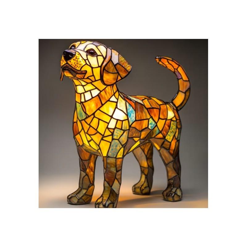 Creative Panda Dolphin Lion Leopard Dog Animal Resin Led Night Light Ornament For Desk