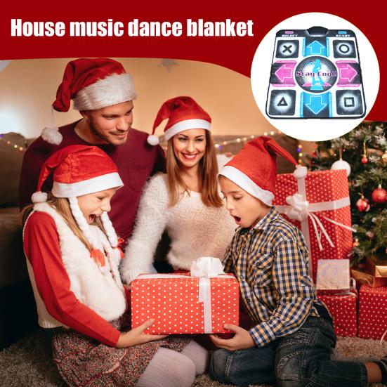 Детский танцевальный коврик для взрослых, 3 игровых режима, USB-танцевальный коврик, водонепроницаемый, нескользящий, ПВХ, электронный музыкальный танцевальный степ-коврик для малышей, мальчиков и девочек, подарок на Рождество и день рождения