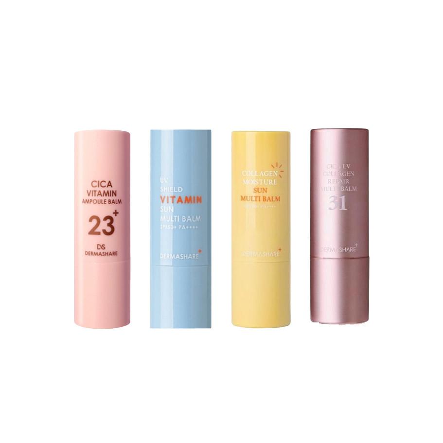 Dermashare Cica Vitamin /Cica LV Collagen Repair/UV Shield Vitamin Sun/Collagen Moisture Sun/Trouble Care Spot/Bakuchiol All Care Multi Balm