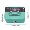 Money Safe Box Lockable Cash Box With Key Portable Piggy Box Made Of Metal Small Security Lock Box Sturdy Coin Boxes For Kids