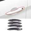 Для Alfa Romeo Giulia Stelvio 2015-Автоаксессуары ABS Carbon Fibre Car Exterior Door Handle Grab Cover Trim