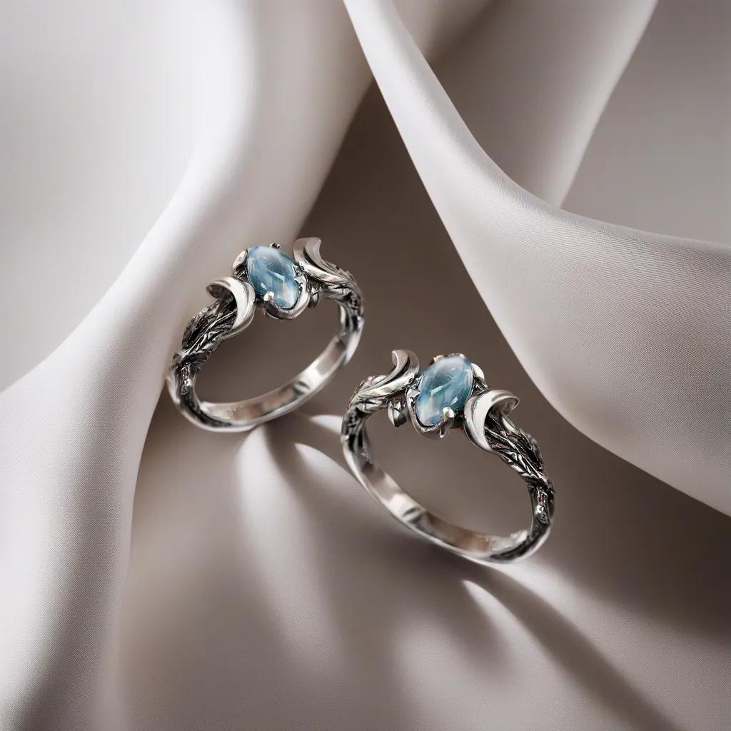 Винтажное кольцо с натуральным лунным камнем, кольца Богини Тройной Луны для женщин, помолвка, вечеринка, свадебные украшения, anillos