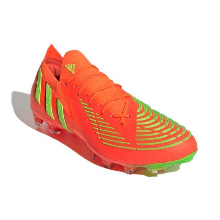 Adidas Мужские кроссовки Predator Edge.1 Low AG Game Data Pack Solar-Red Team-Solar-Green Core-Black GV8511