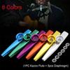Party Aluminum Gift Children Kids Kazoo Flute 5 Pcs Diaphragm Harmonica Metal