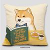 Наволочка с изображением сиба-ину для украшения общежития, офиса, гостиной, дивана, домашней наволочки