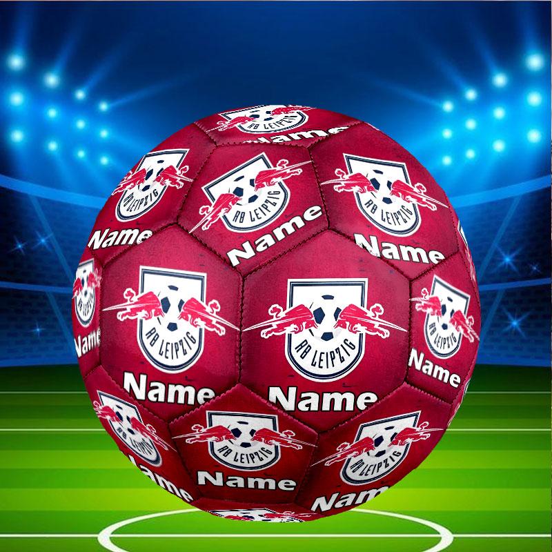 Custom Name Personalized RB Leipzig Print Size 5 Soccer Ball Training & Match Football, for Team, Kicking, Gift for Football Enthusiasts