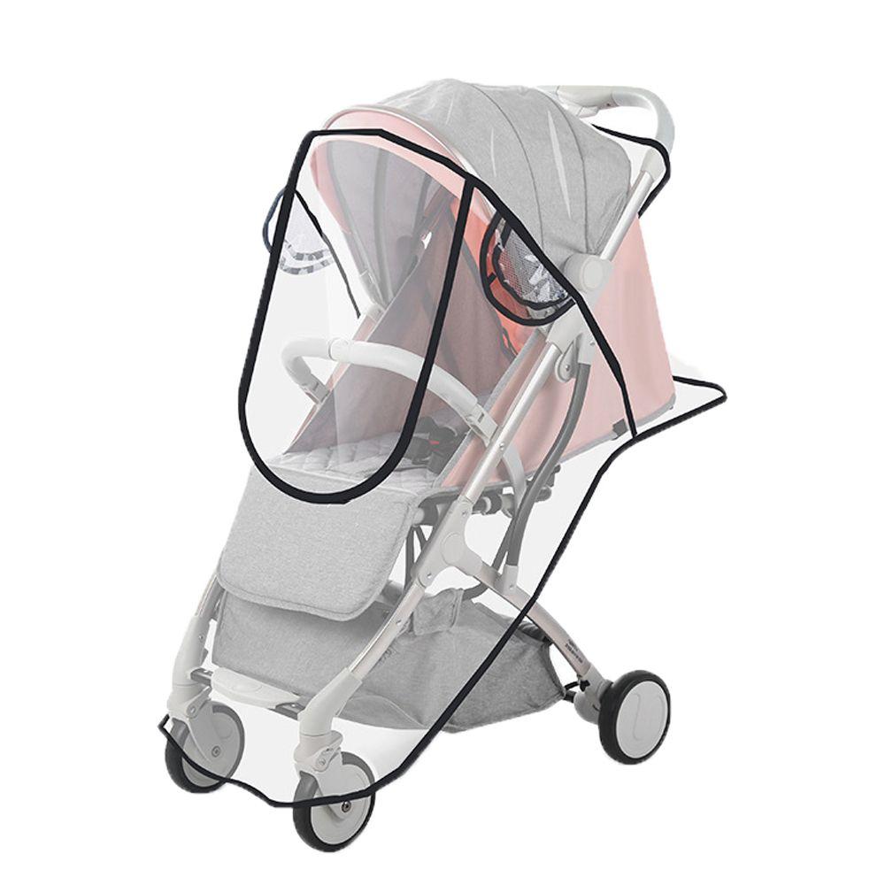 Открывающаяся на молнии Защита от пыли Ветрозащитный козырек для коляски Водонепроницаемый дождевик для коляски из ЭВА Дождевик для детской коляски