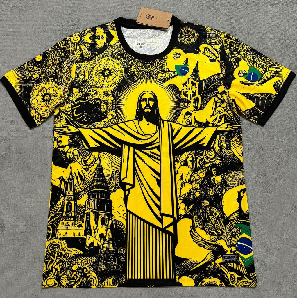 Five Star Brazil Home Away 980204 Retro Jersey National Team Fan Edition Thai Football