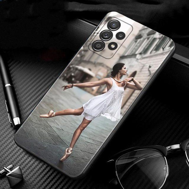 Чехол для Samsung Galaxy A51 A71 A01 A11 A21 A21s A31 A41 A72 A52 A42 A32 A22 A12 A02 A02s F42 Ballet Dance Girl Ballerina