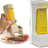 Премиальный нож-резак для продуктов из нержавеющей стали с функцией одного нажатия и эргономичной ручкой, идеально подходит для хлеба, сыра, масла и многого другого, идеален для дома