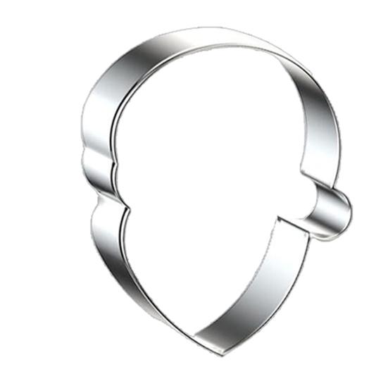 Santa Claus Cookie Cutters Stainless Steel Baking Mold for DIY Christmas Cookies Cakes Non-Stick Holiday Baking Tool