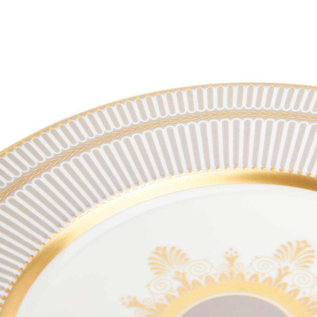 [Officially Imported] Wedgwood Anthemion Grey Plate, Approx. 23cm, 1054400