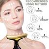 3 In 1 Face Massager Facial Lifting Device Electric Beauty Introducer For Face Neck And Eyes Microcurrent Beauty Skin Tightening Machine Anti Aging