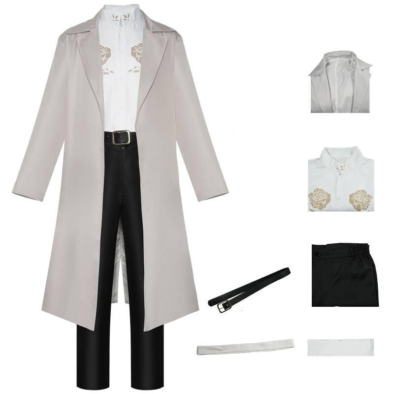 Удобные костюмы для аниме-косплея для геймеров Bungo Stray Dogs Dazai Chuuya Мягкая ткань