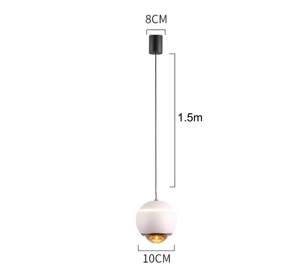 Спальня, прикроватная люстра, минималистский ресторан, бар, кабинет, подвесная линейная лампа, современная простая сетчатая красная шарообразная подъемная маленькая люстра