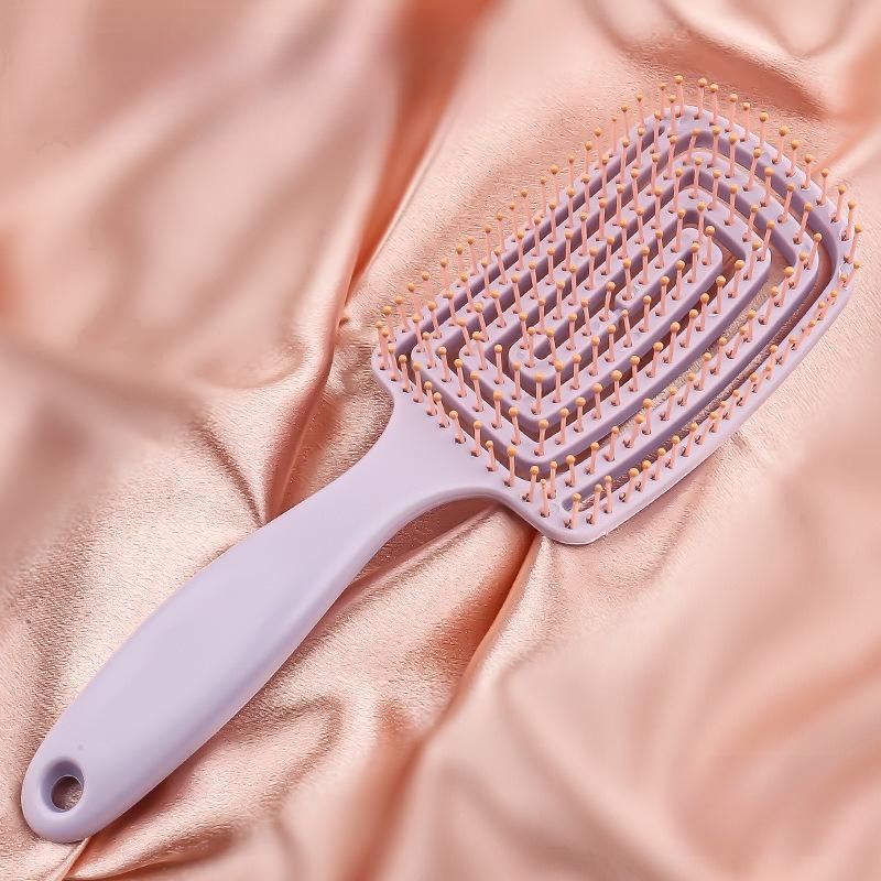 Набор для укладки волос в форме москитной спирали TT Comb, для прямых волос, расческа с восемью зубьями-ребрами, полая массажная расческа