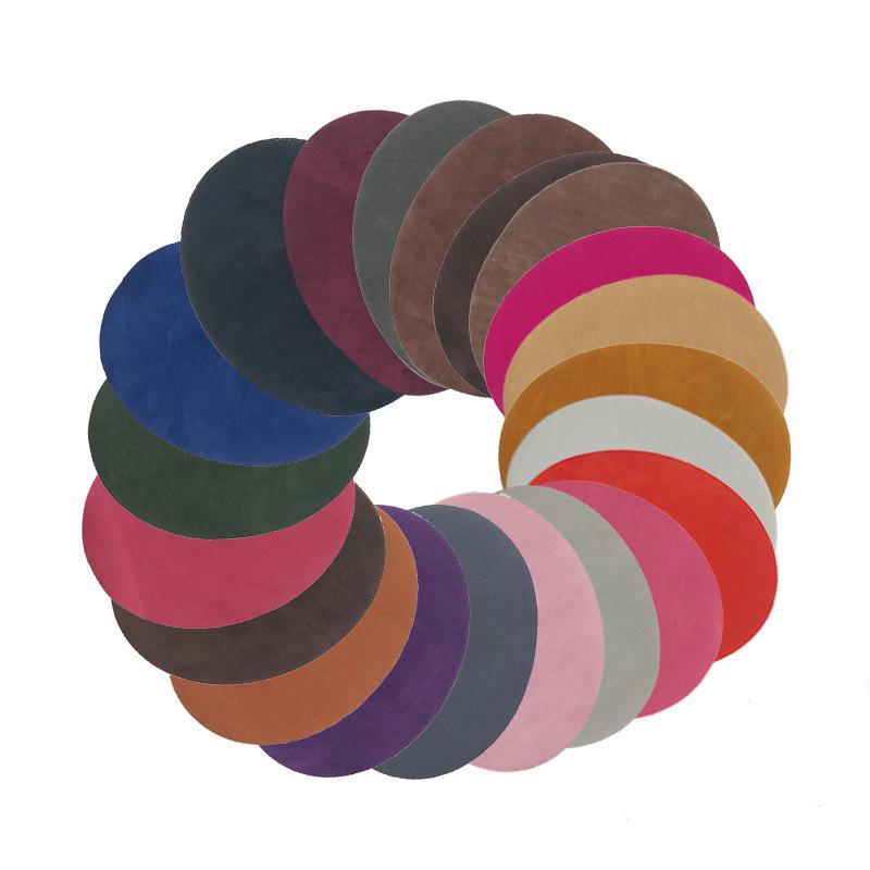 Изысканные большие овальные налокотники и наколенники с клеевой основой