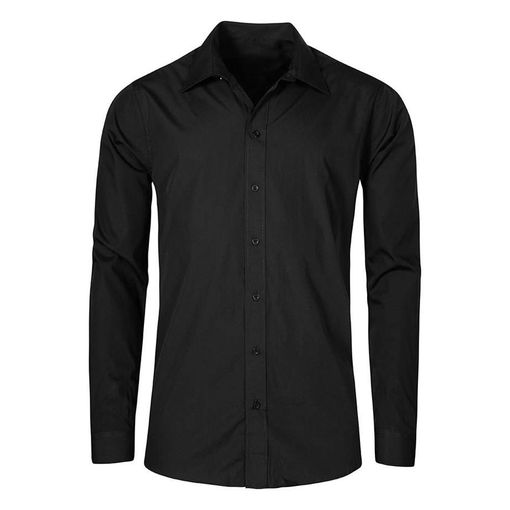 Promodoro Mens Poplin Long-Sleeved Business Shirt