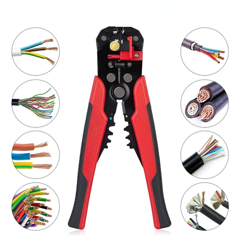 1PC Wire Stripper Self-adjusting Cable Cutter Crimper Automatic Wire Stripping Tool