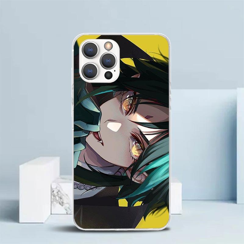 Чехол для телефона Genshin Impact Сяо Для IPhone 16 17 Air 16E 15 14 Plus 13 Mini 12 11 Pro Max 7 8 + SE 2020 Мягкая задняя крышка из ТПУ 16 17
