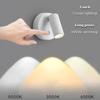 Магнитный светодиодный настенный светильник Перезаряжаемые лампы для чтения Вращение на 360° Сенсорный пульт дистанционного управления Настенный светильник Прожектор для шкафа Ночник