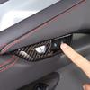Carbon Fiber ABS Interior Door Lock Handle Cover Trim For C8 Corvette -2025
