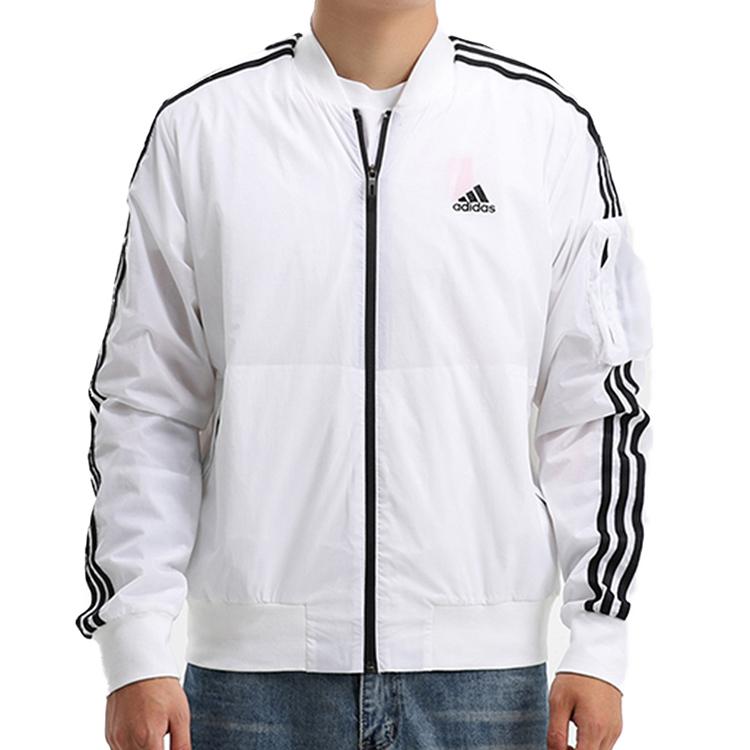 adidas Куртки Мужские Белые С воротником-стойкой Умеренные Другое GH4803