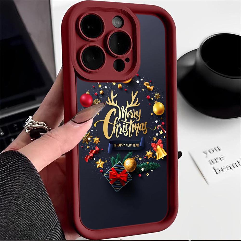 Мягкий чехол Sky Eye Ladder для Xiaomi 14T Redmi 13c 14c Note 12 13 Pro Все модели Xiaomi Redmi Чехлы для телефонов NY38 Новый год Веселая рождественская елка